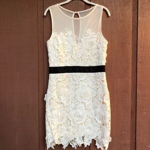 Fab’rik Lace Pencil Dress Size Medium NWT